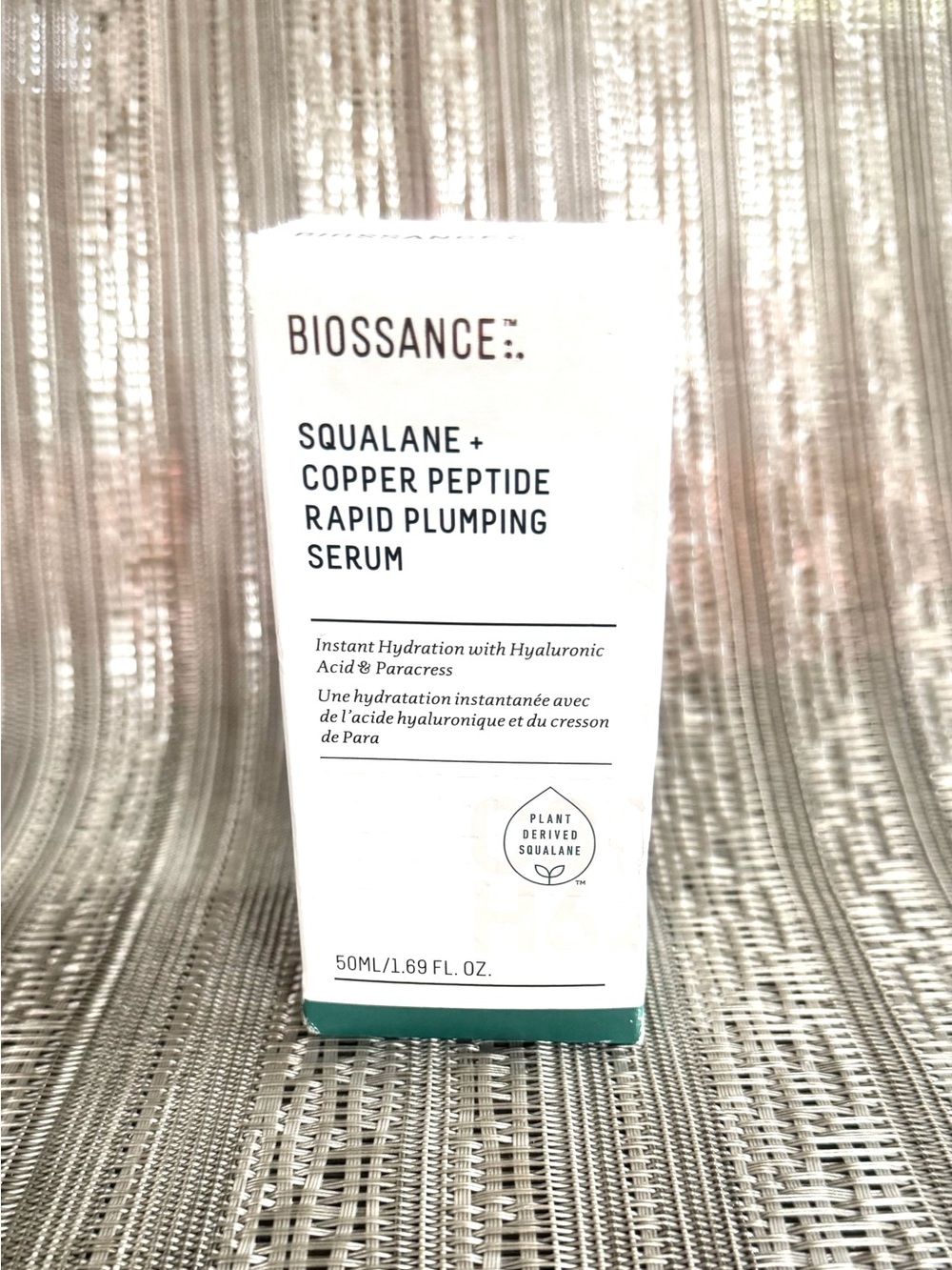 Biossance Squalane + Copper Peptide Rapid Plumping Serum 50mL Full size NIB - Picture 10 of 11